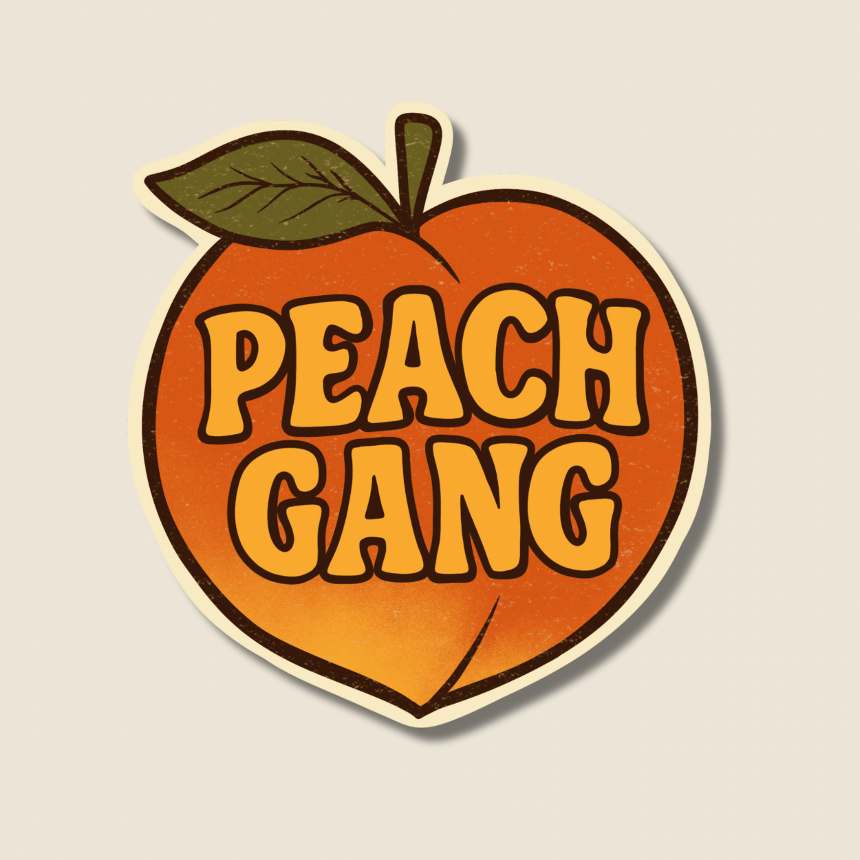 Peach Gang Sticker